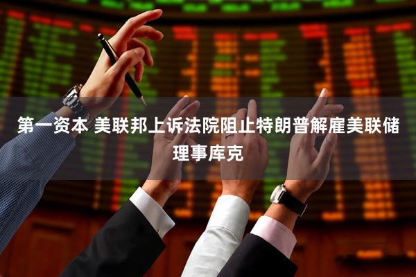 第一资本 美联邦上诉法院阻止特朗普解雇美联储理事库克