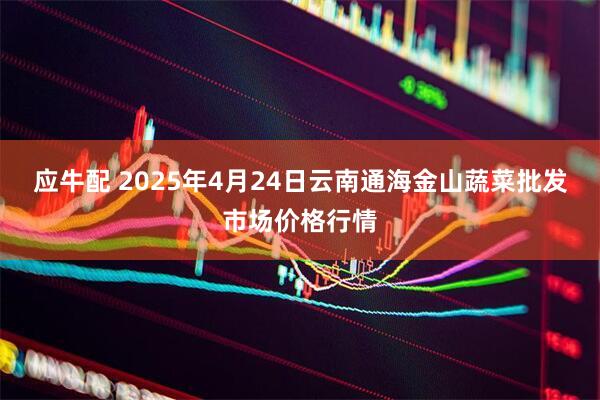 应牛配 2025年4月24日云南通海金山蔬菜批发市场价格行情